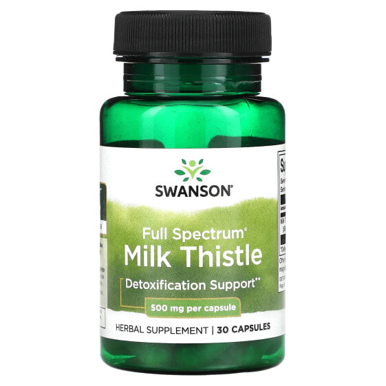 Full Spectrum Milk Thistle, 500 mg, 30 Capsules