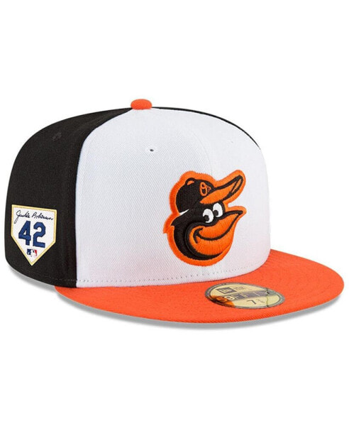 Men's White, Black Baltimore Orioles 2023 Jackie Robinson Day 59FIFTY Fitted Hat