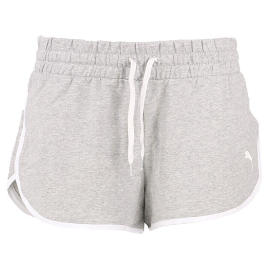 Puma Radiant Terry 3 Inch Shorts Womens Grey Casual Athletic Bottoms 84848806