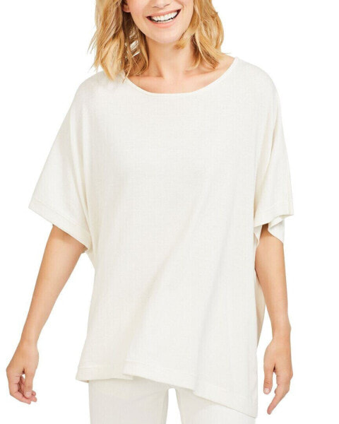 J.Mclaughlin Abigail Cashmere-Blend Poncho Women's White Os