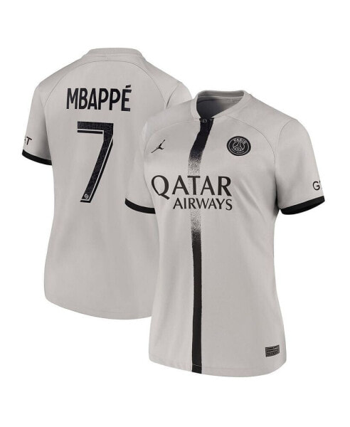 Women's Kylian Mbappe Black Paris Saint-Germain 2022/23 Away Breathe Stadium Replica Player Jersey