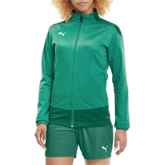 Puma Teamgoal 23 Training Full Zip Jacket Womens Green Casual Athletic Outerwear