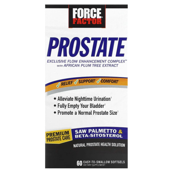 Prostate, Natural Prostate Health Solution, 60 Easy-To-Swallow Softgels