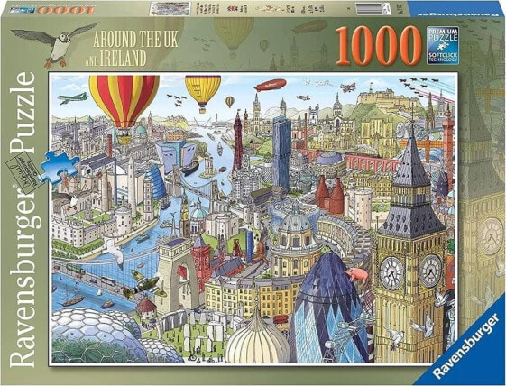 Ravensburger Puzzle 1000 Wokół Wysp Brytyjskich