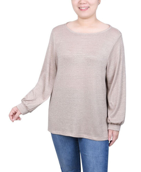 Petite Long Sleeve Tunic Top