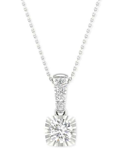 Diamond Pendant 18" Necklace (1/3 ct. t.w.) in 14K White Gold