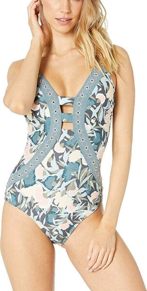 O'Neill 168448 Womens Floral Teegan One-Piece Multi Color Size M