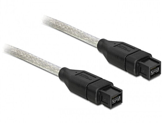 Разъем Delock FireWire B/B - 2.0м - серый - Мужской/Мужской - 2 м