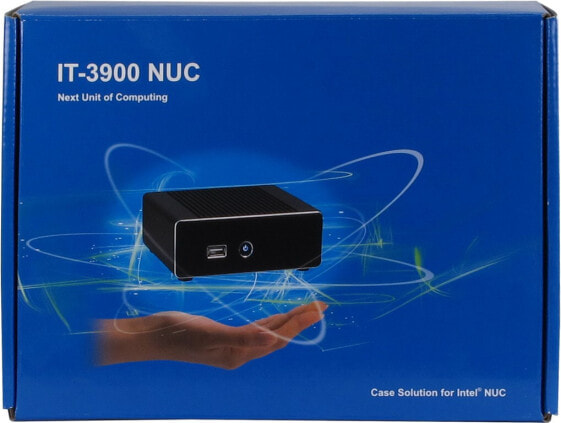 Inter-Tech IT-3900 NUC - PC - Black - Aluminium - Power - RoHS - CE - 60 W