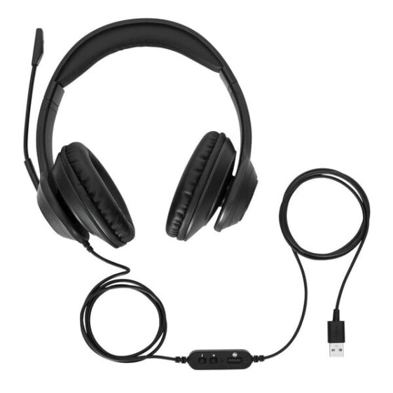 Targus AEH102GL - Wired - Calls/Music - 200 g - Headset - Black