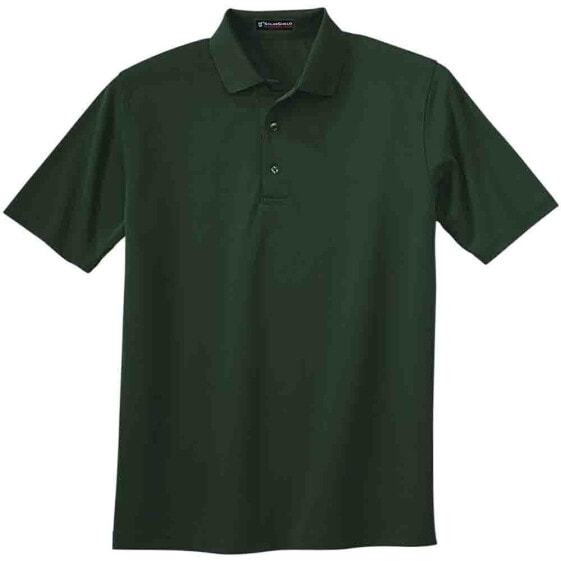 River's End Upf 30+ Solid Short Sleeve Polo Shirt Mens Green Casual 6130-HU