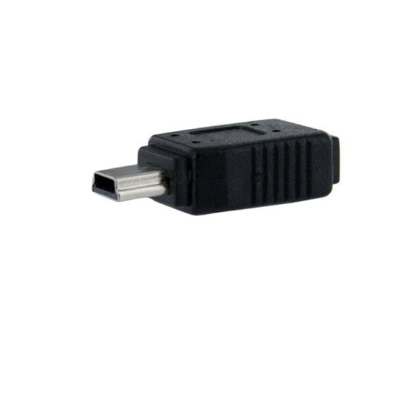 StarTech.com Micro USB to Mini USB 2.0 Adapter F/M - USB Mini-B - USB Micro-B - Black
