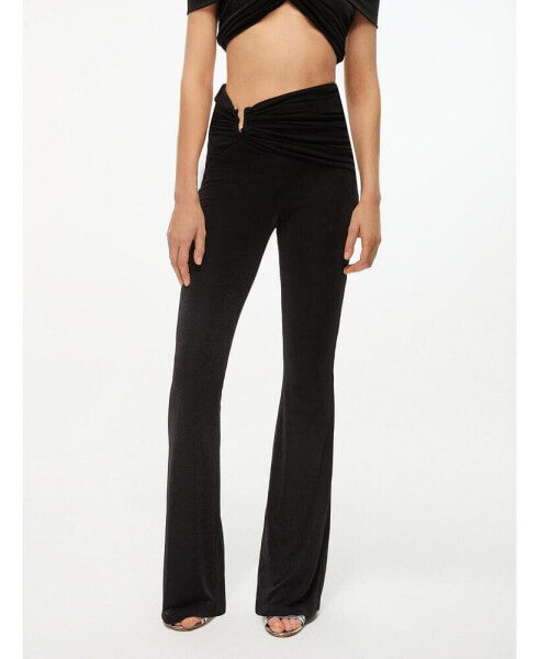 Women's Draped Flare Pants