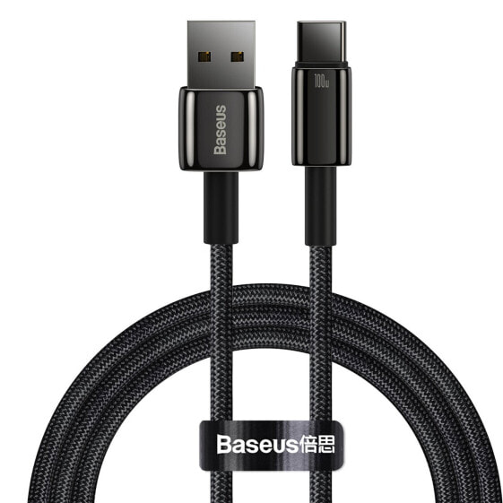 Tungsten Gold kabel przewód USB-USB-C 480Mb-s 100W 1m czarny