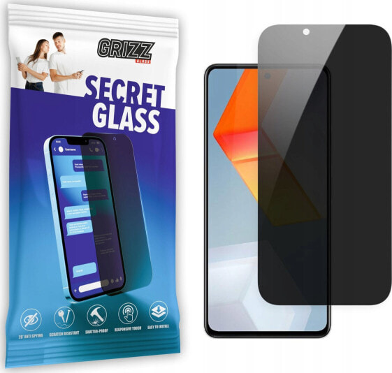 GrizzGlass Szkło prywatyzujące GrizzGlass SecretGlass Vivo IQOO Neo 5S 5G