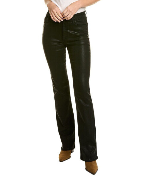 Джинсовые брюки Joe's Jeans Coated Black High-Rise Bootcut Женские черные 23