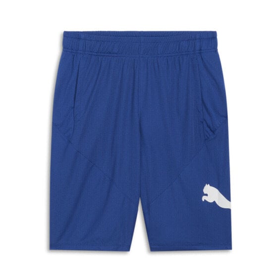 Puma Cat Shorts Mens Blue Casual Athletic Bottoms 58627894