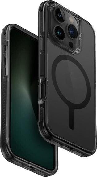 Uniq UNIQ etui Combat iPhone 16 Pro 6.3" Magclick Charging czarny/carbon black