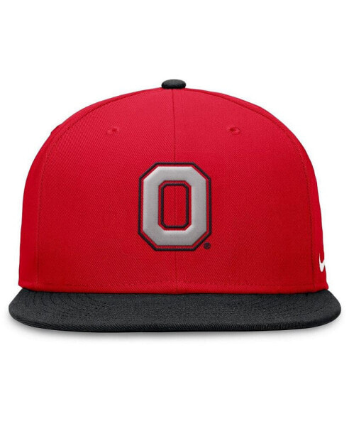 Men's Scarlet/ Ohio State Buckeyes Performance Fitted Hat