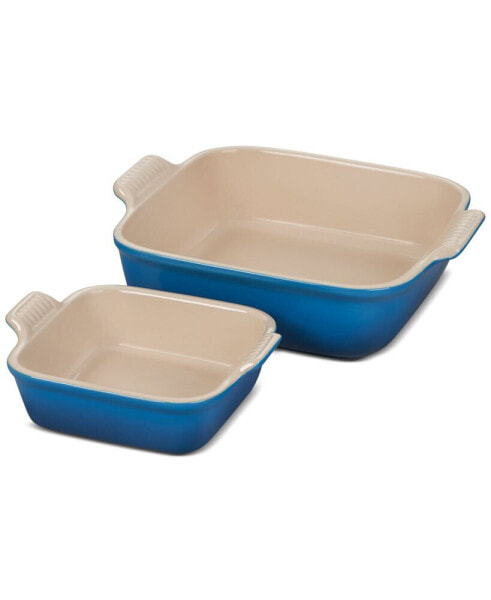 Heritage Square Baking Dishes, Set of 2