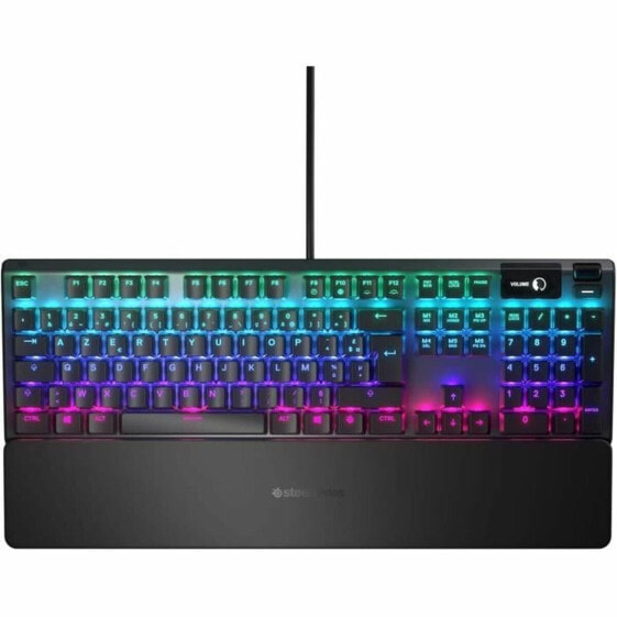 Механическая клавиатура SteelSeries APEX 5 Чёрный французский AZERTY