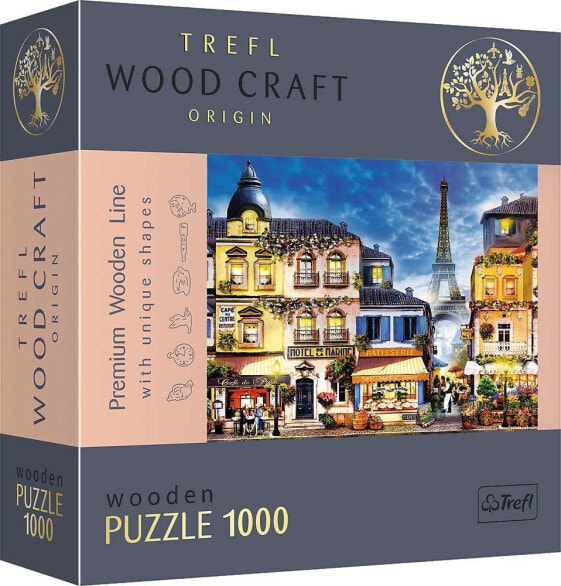 Trefl Puzzle drewniane 1000 Francuska uliczka TREFL