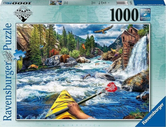 Пазл Ravensburger "Спуск по белой воде" 1000 элементов