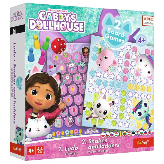 TREFL Gabby´Shouse Board Game 2 In 1 doll