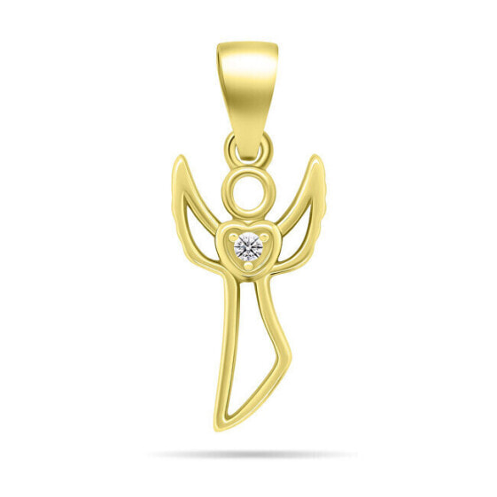 Decent gold-plated pendant Angel PT122Y