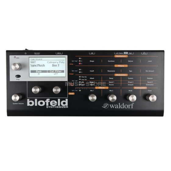 Waldorf Blofeld black Desktop Synthesizer