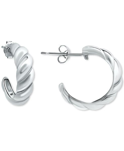 Twist Half Hoop Earrings, Created for Macy's