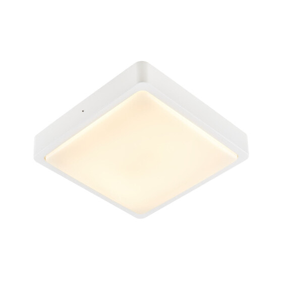 SLV AINOS SQUARE SENSOR - Outdoor wall/ceiling lighting - White - Aluminium - IP65 - I - LED