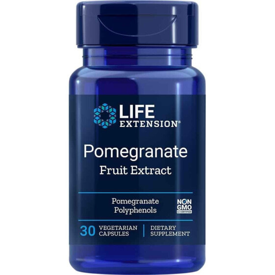 Life Extension Pomegranate Fruit Extract Экстракт плодов граната 30 вегетарианских капсул