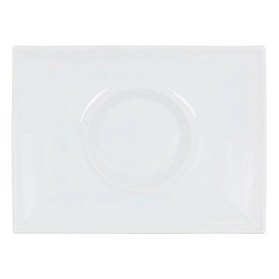 Flat plate Gourmet Porcelain White (29,5 x 22 x 3 cm)