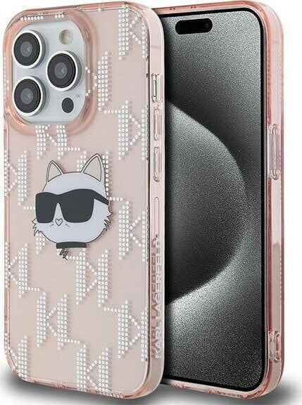 Karl Lagerfeld Karl Lagerfeld KLHCP14LHKLPCHP iPhone 14 Pro 6.1" różowy/pink hardcase IML Choupette Head & Monogram