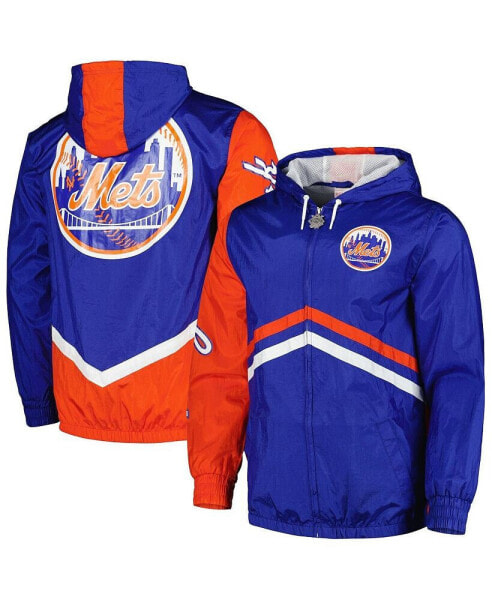 Men's Royal New York Mets Undeniable Full-Zip Hoodie Windbreaker Jacket