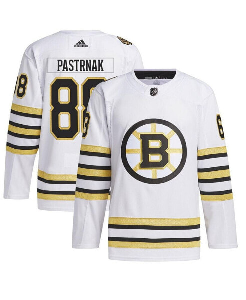 Men's David Pastrnak White Boston Bruins Authentic Pro Player Jersey