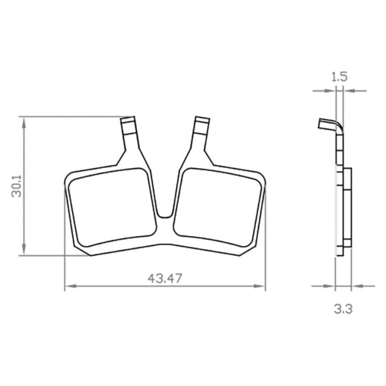 WAG Magura Mt5 E-Bike Disc Brake Pads