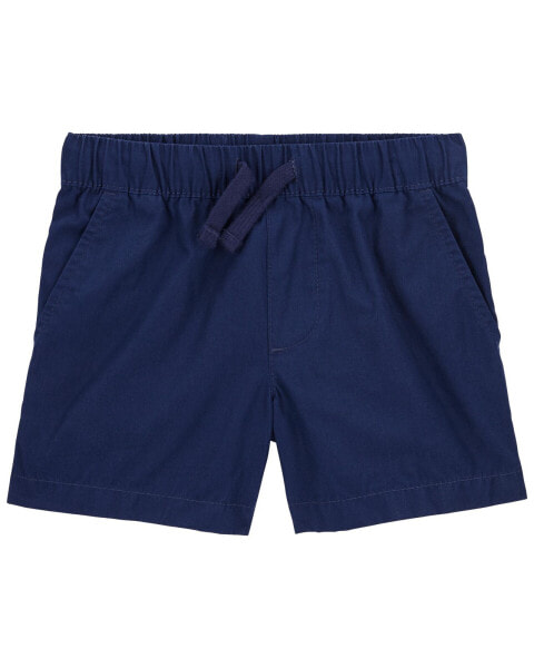 Toddler Pull-On Poplin Shorts 4T