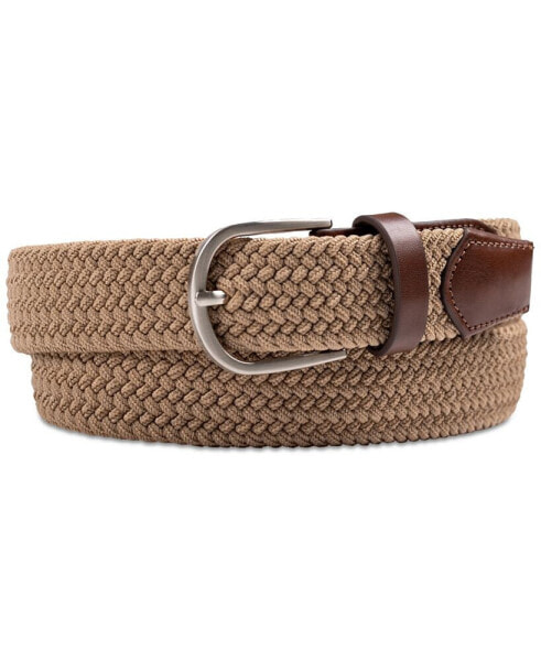 Men's Stretch Braid Belt, Created for Macy's