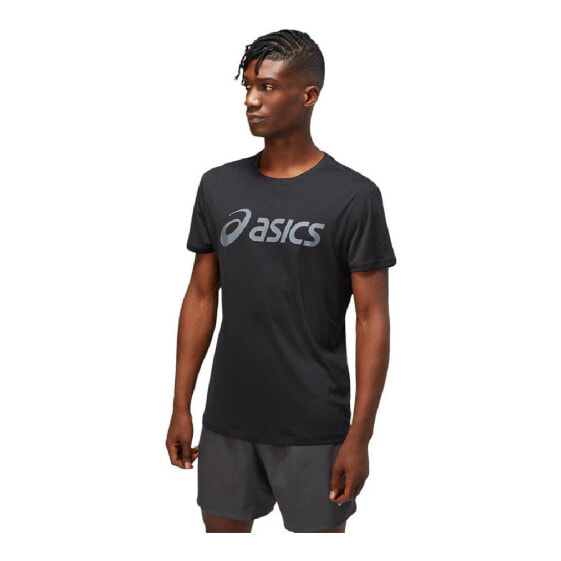 Футболка с коротким рукавом мужская Asics Core Чёрный