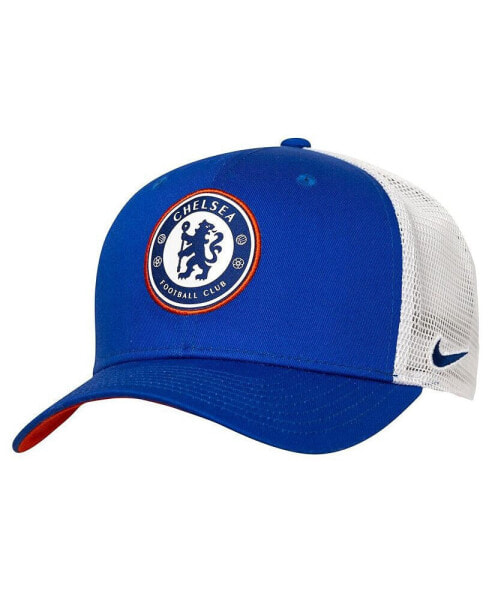 Men's Blue Chelsea Classic99 Trucker Stretch-Snap Adjustable Hat