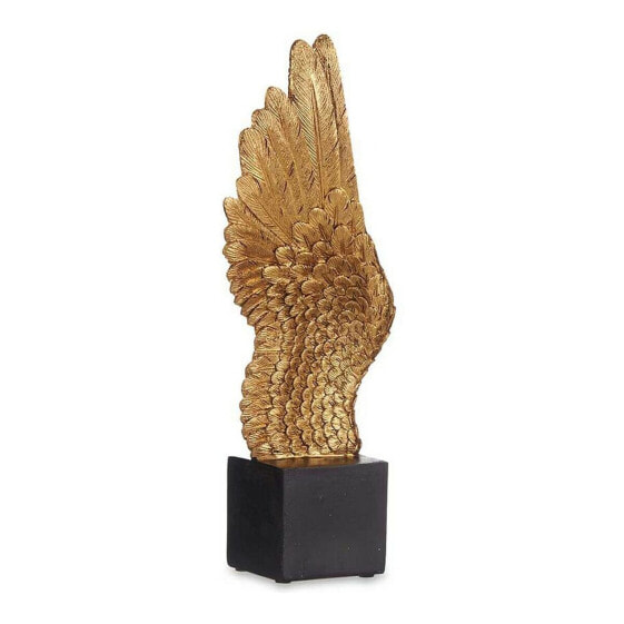 Декоративная фигура Позолоченный Крылья ангела полистоун (8 x 33,5 x 13 cm)