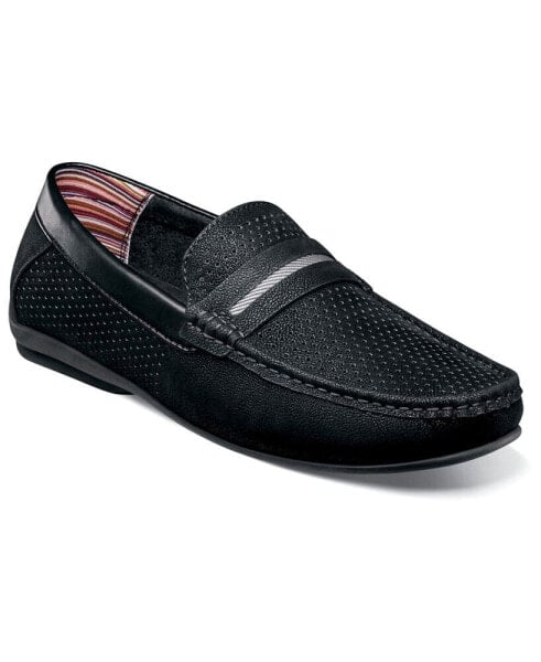 Men's Corby Moccasin Toe Saddle Slip-on Loafer