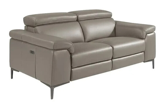 2-Sitzer-Ledersofa mit Relax-Mechanismen