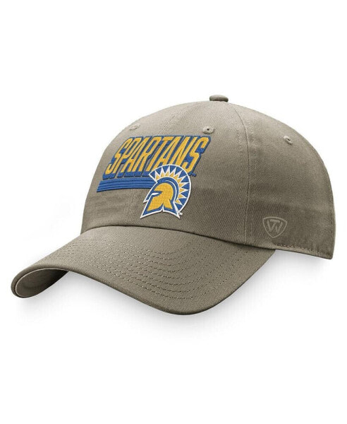 Men's Khaki San Jose State Spartans Slice Adjustable Hat