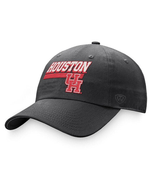 Men's Charcoal Houston Cougars Slice Adjustable Hat