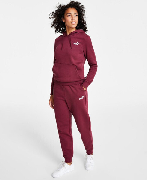 Women's Embroidered-Logo High-Waist Fleece Sweatpant Jogger