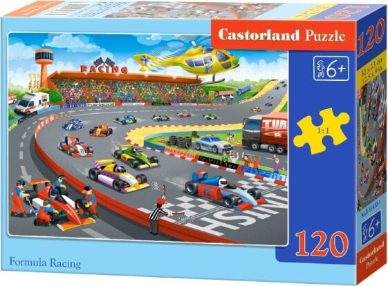 Пазл развивающий Castorland Formula Racing 120 элементов