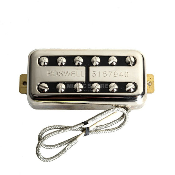 Roswell Pickups FLT2-B Alnico V Hot Rod Bridge Nickel Ear Mount